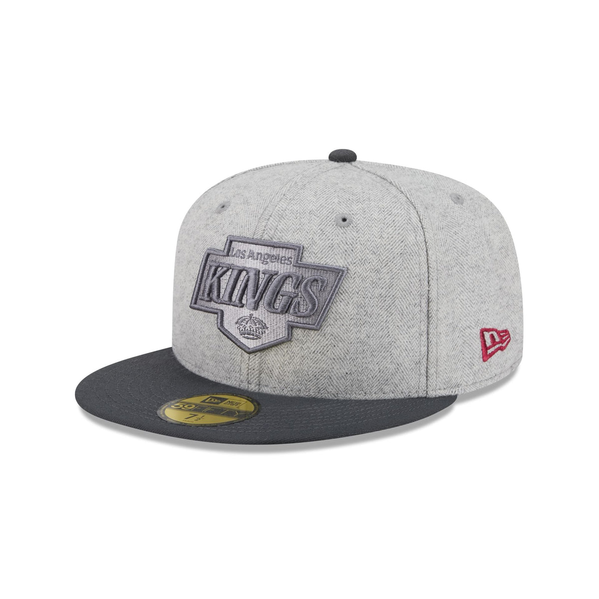 Los Angeles Kings Gray Herringbone 59FIFTY Fitted Hat