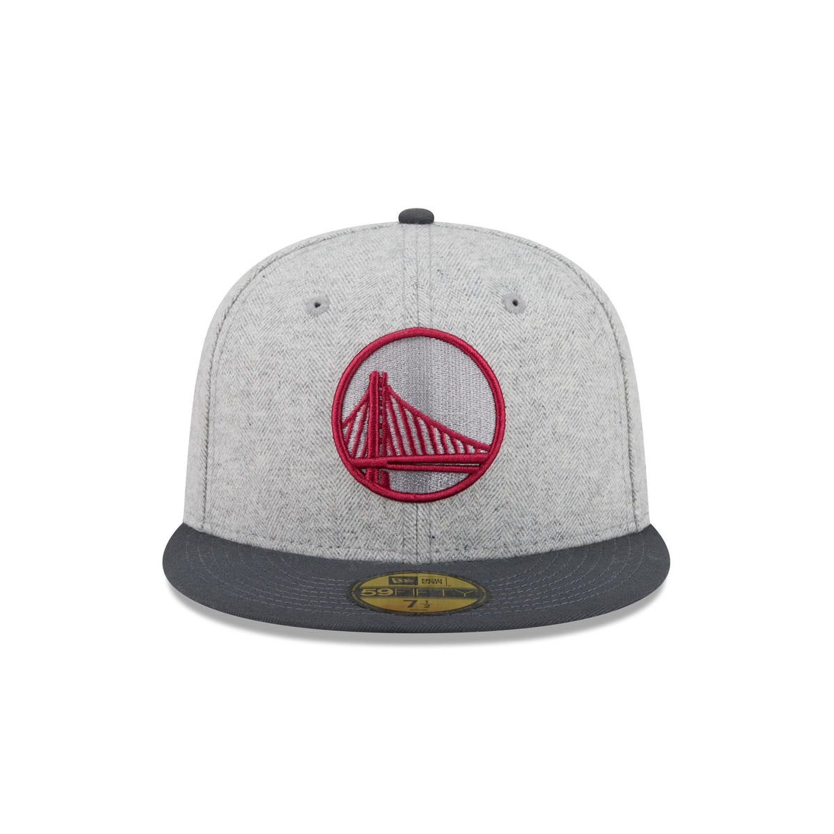 Golden State Warriors Gray Herringbone 59FIFTY Fitted Hat