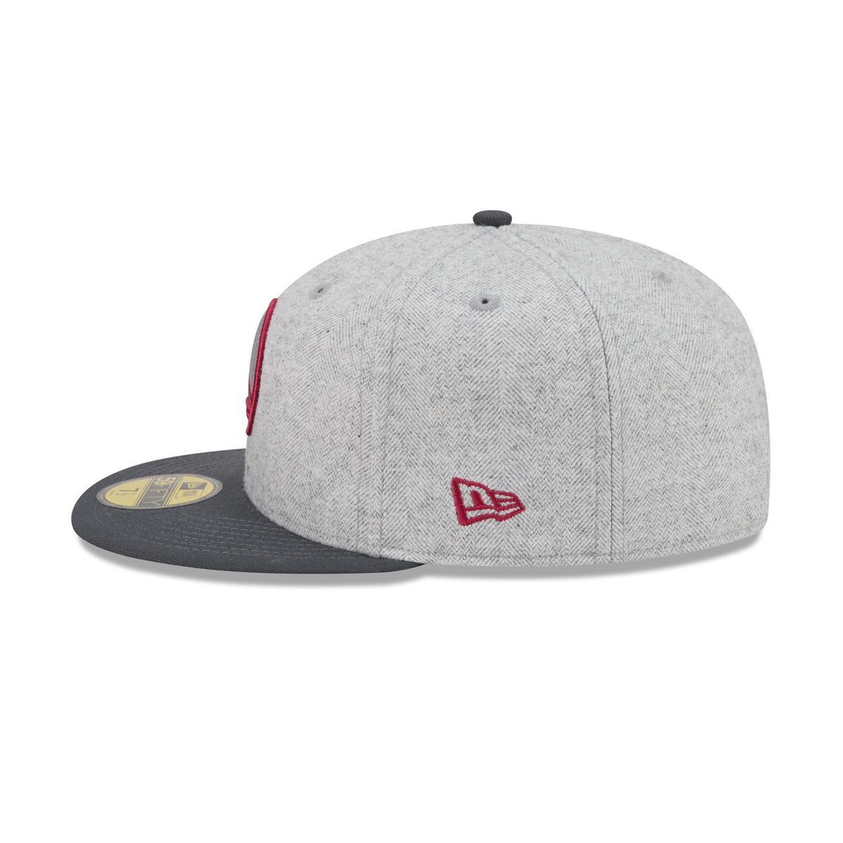 Golden State Warriors Gray Herringbone 59FIFTY Fitted Hat