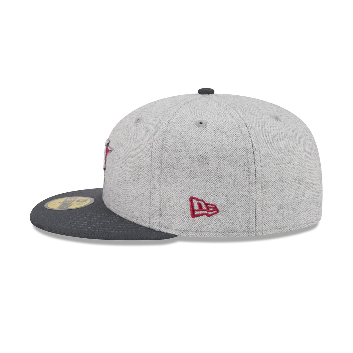 Houston Astros Gray Herringbone 59FIFTY Fitted Hat