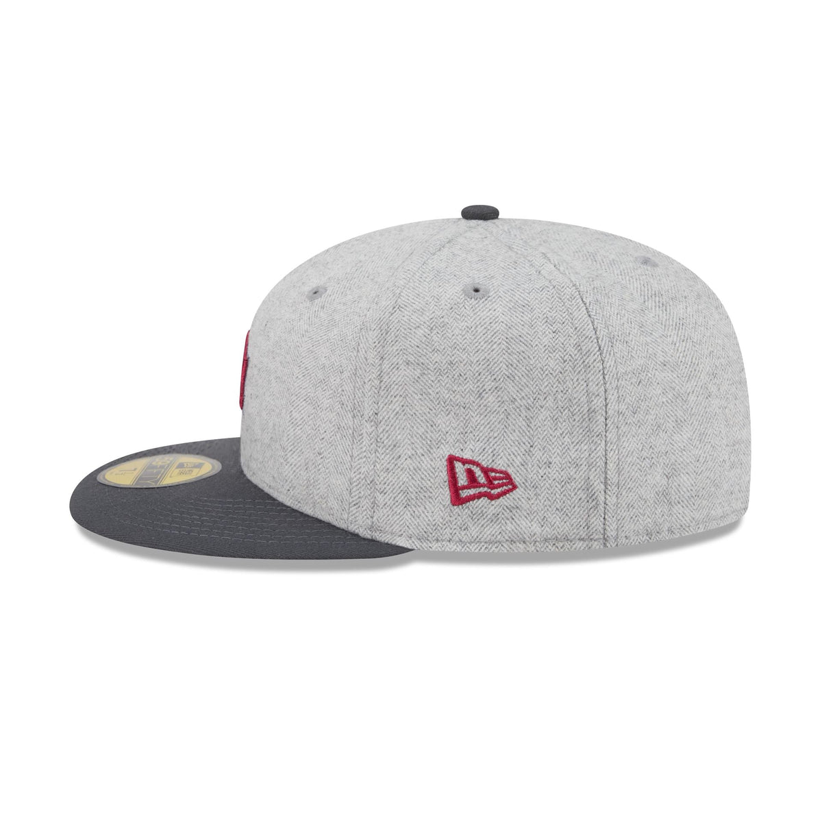 Los Angeles Dodgers Gray Herringbone 59FIFTY Fitted Hat