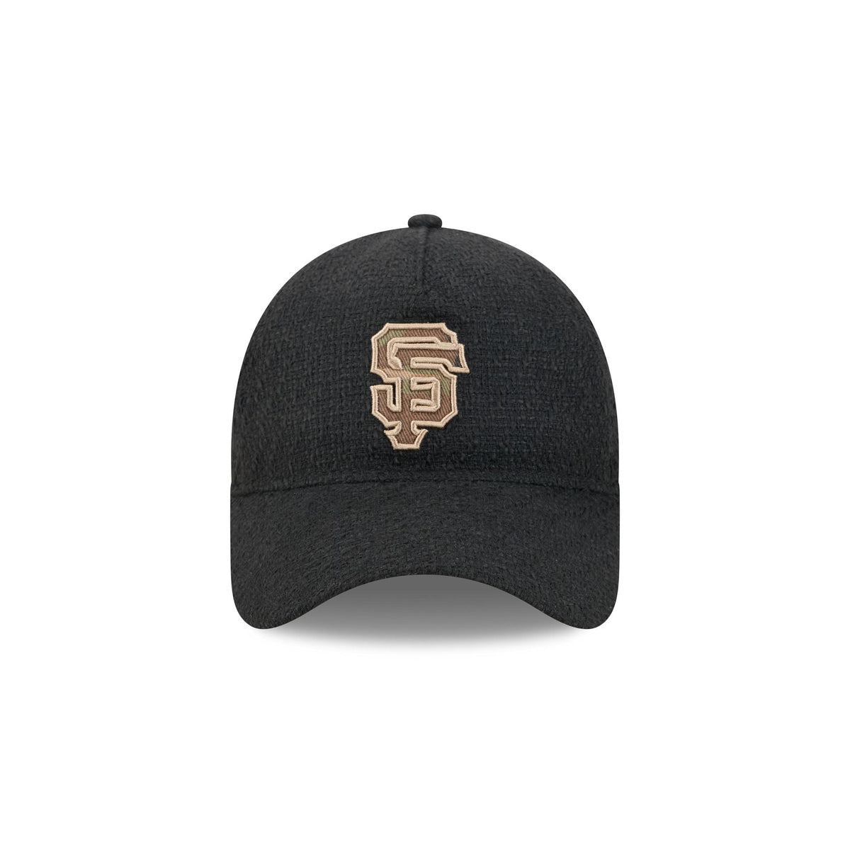 San Francisco Giants Camo Logo Boucle 9FORTY A-Frame Unstructured Snapback Hat