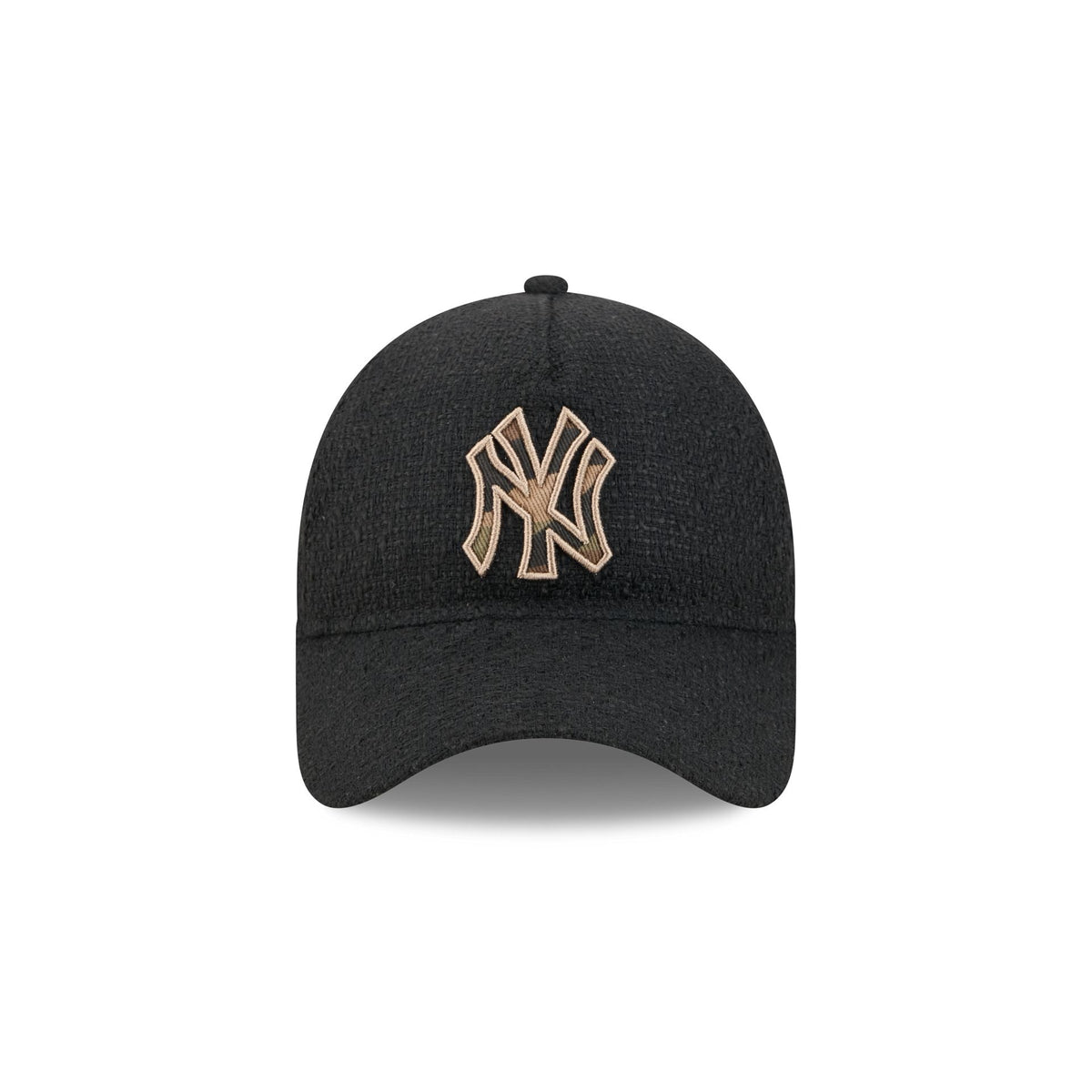 New York Yankees Camo Logo Boucle 9FORTY A-Frame Unstructured Snapback Hat
