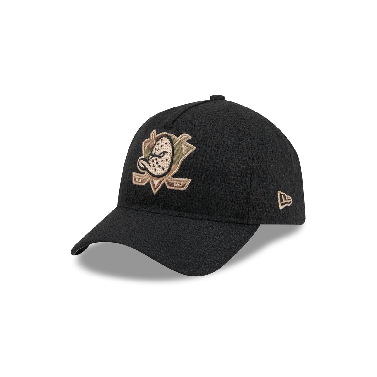 Anaheim Ducks Camo Logo Boucle 9FORTY A-Frame Unstructured Snapback Hat