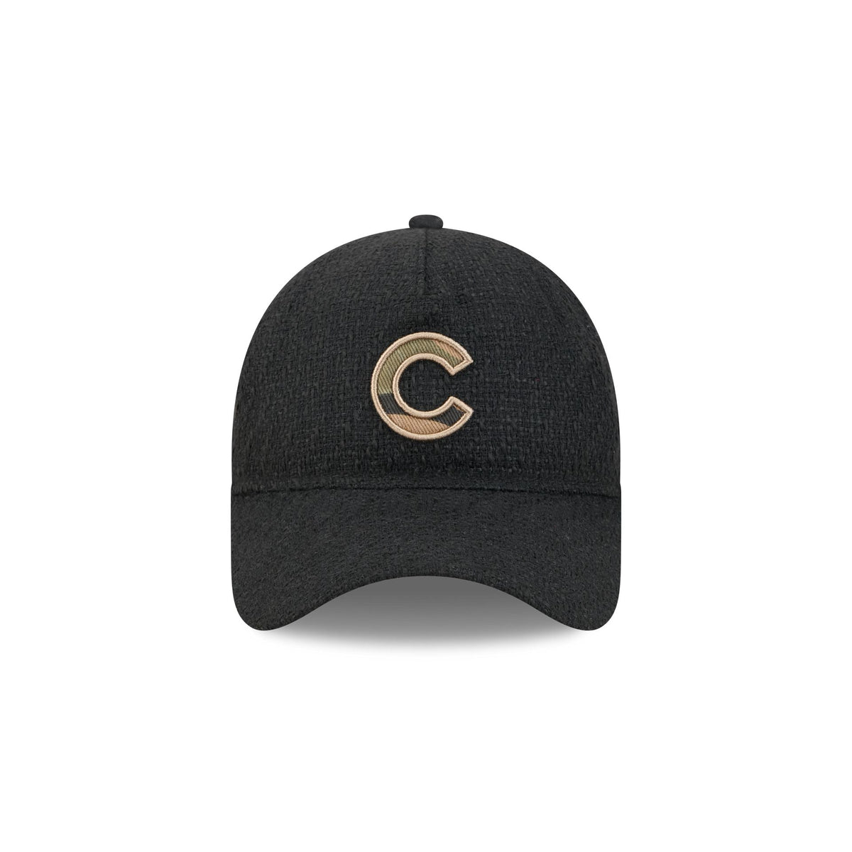 Chicago Cubs Camo Logo Boucle 9FORTY A-Frame Unstructured Snapback Hat