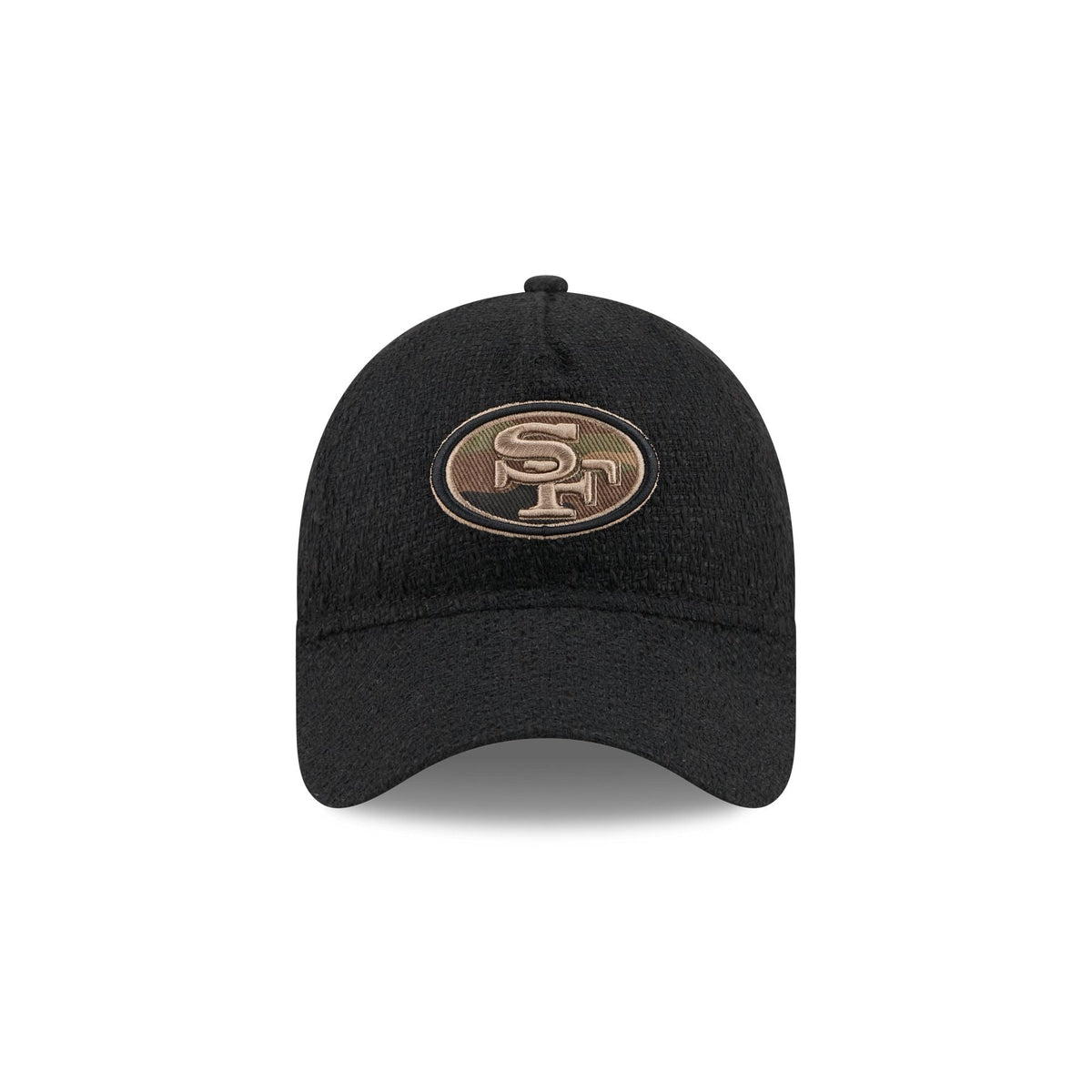 San Francisco 49ers Camo Logo Boucle 9FORTY A-Frame Unstructured Snapback Hat