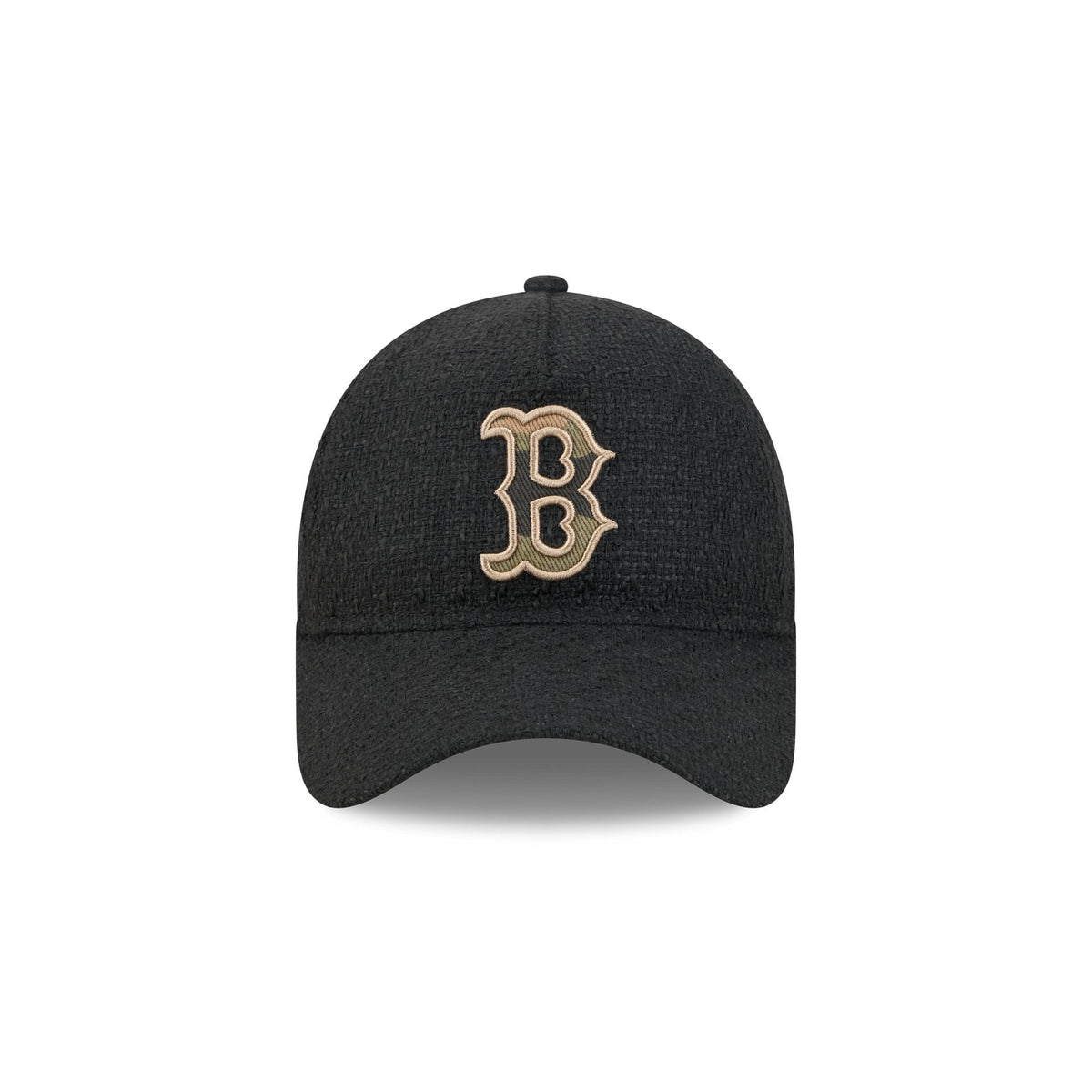 Boston Red Sox Camo Logo Boucle 9FORTY A-Frame Unstructured Snapback Hat