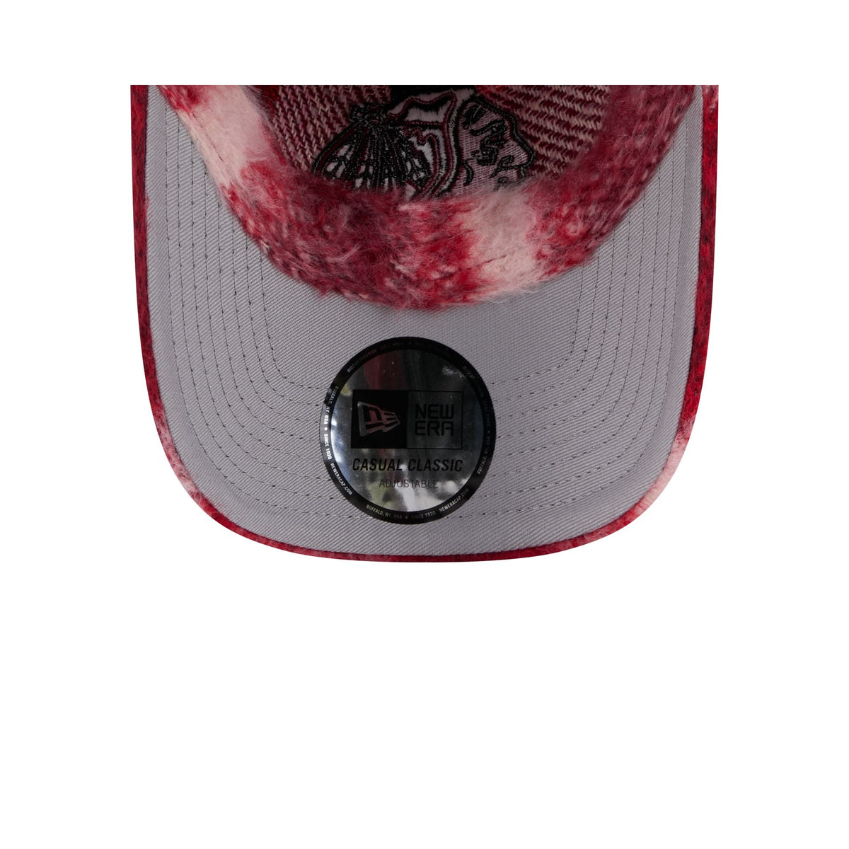 Chicago Blackhawks Brushed Plaid Casual Classic Adjustable