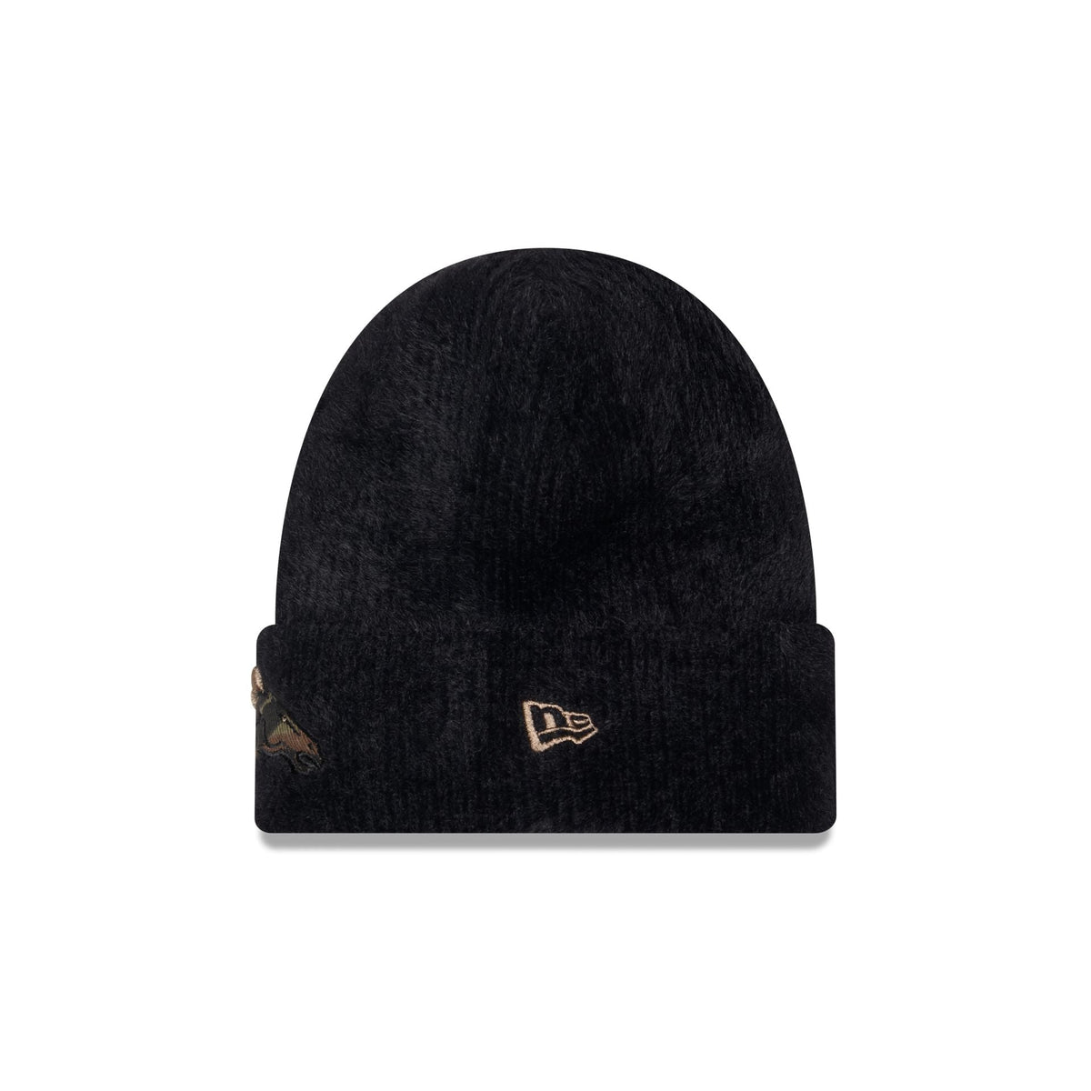 Denver Broncos Camo Logo Fuzzy Cuff Knit Beanie Hat