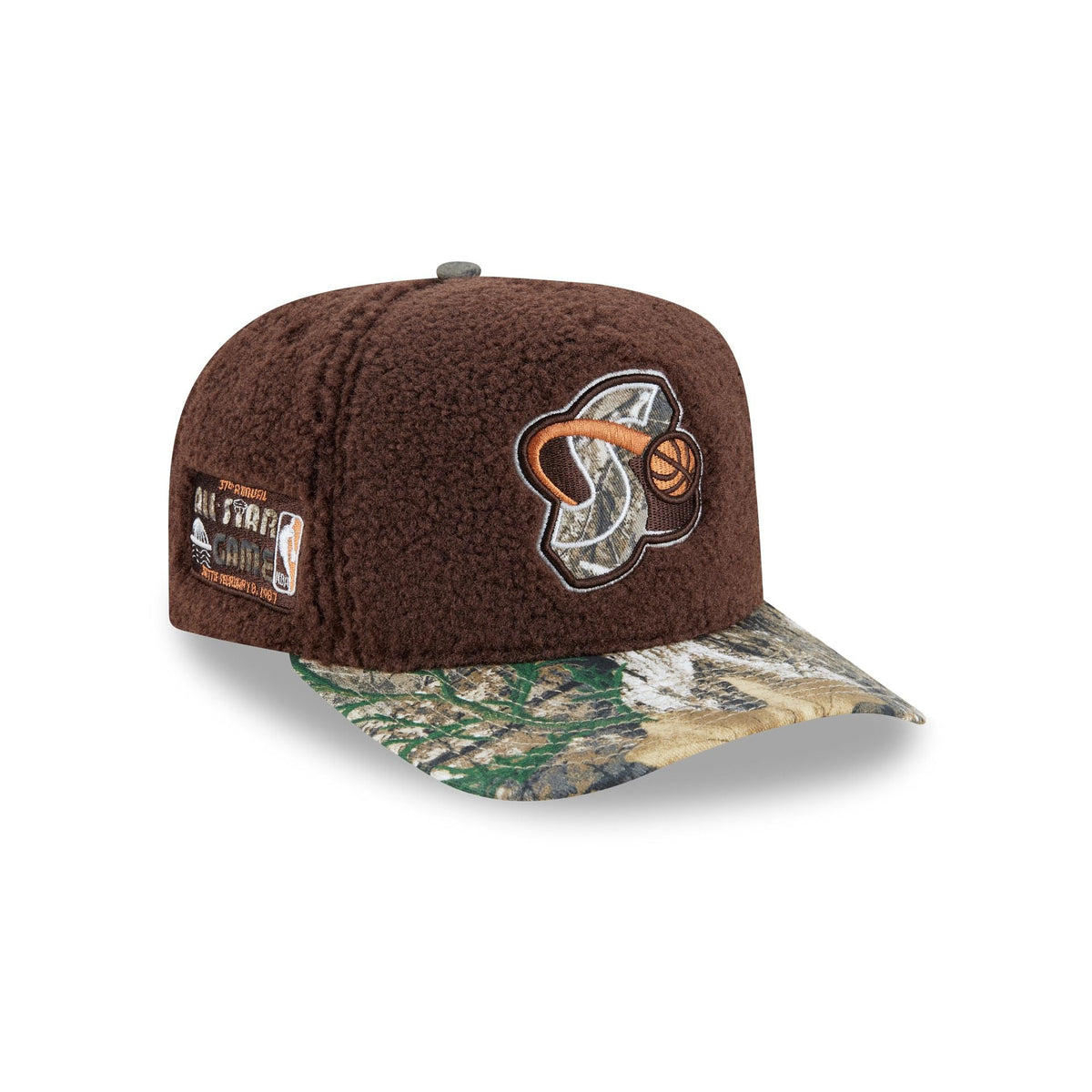 Just Caps Hardwood Classics Realtree Camo Seattle SuperSonics 59FIFTY A-Frame Fitted Hat