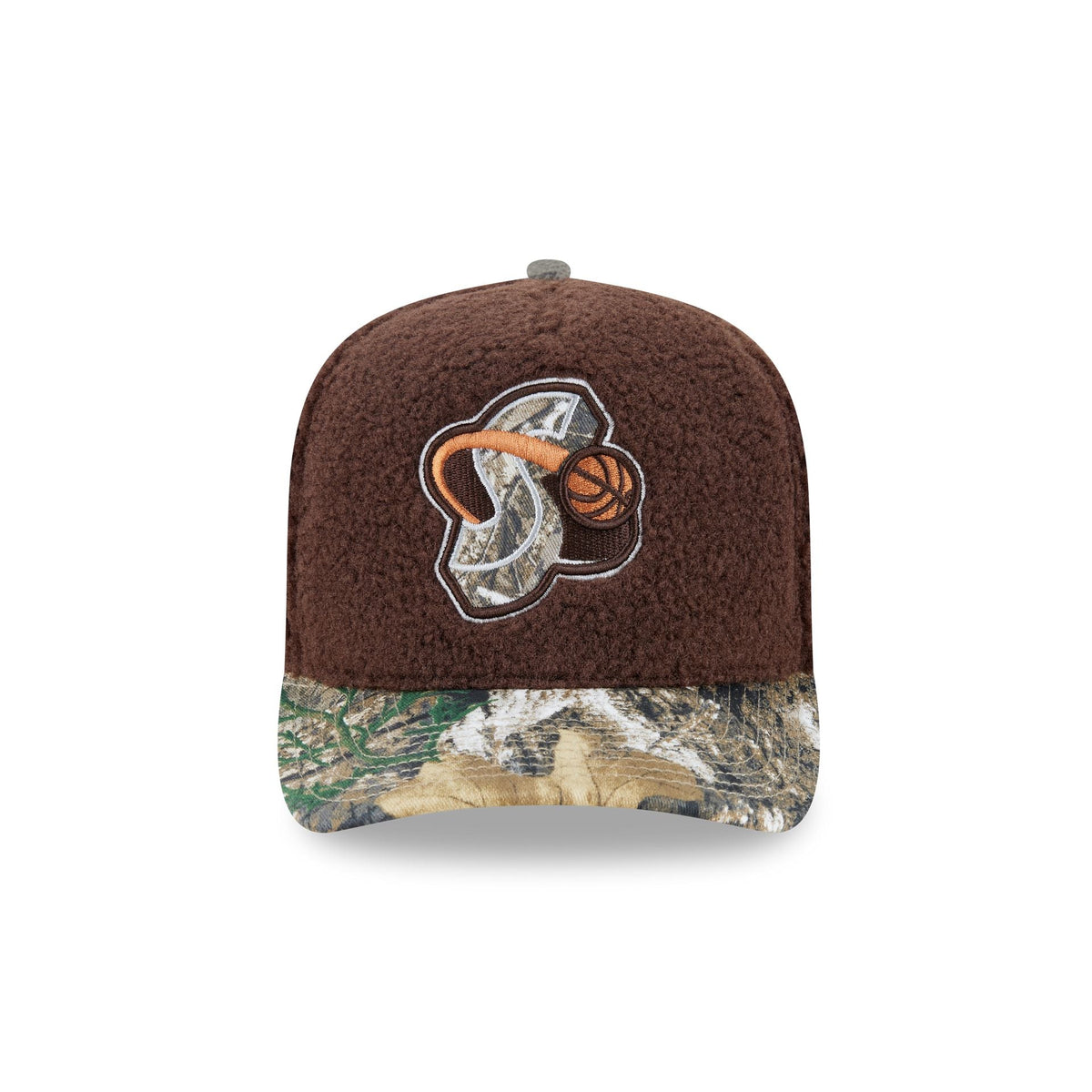 Just Caps Hardwood Classics Realtree Camo Seattle SuperSonics 59FIFTY A-Frame Fitted Hat