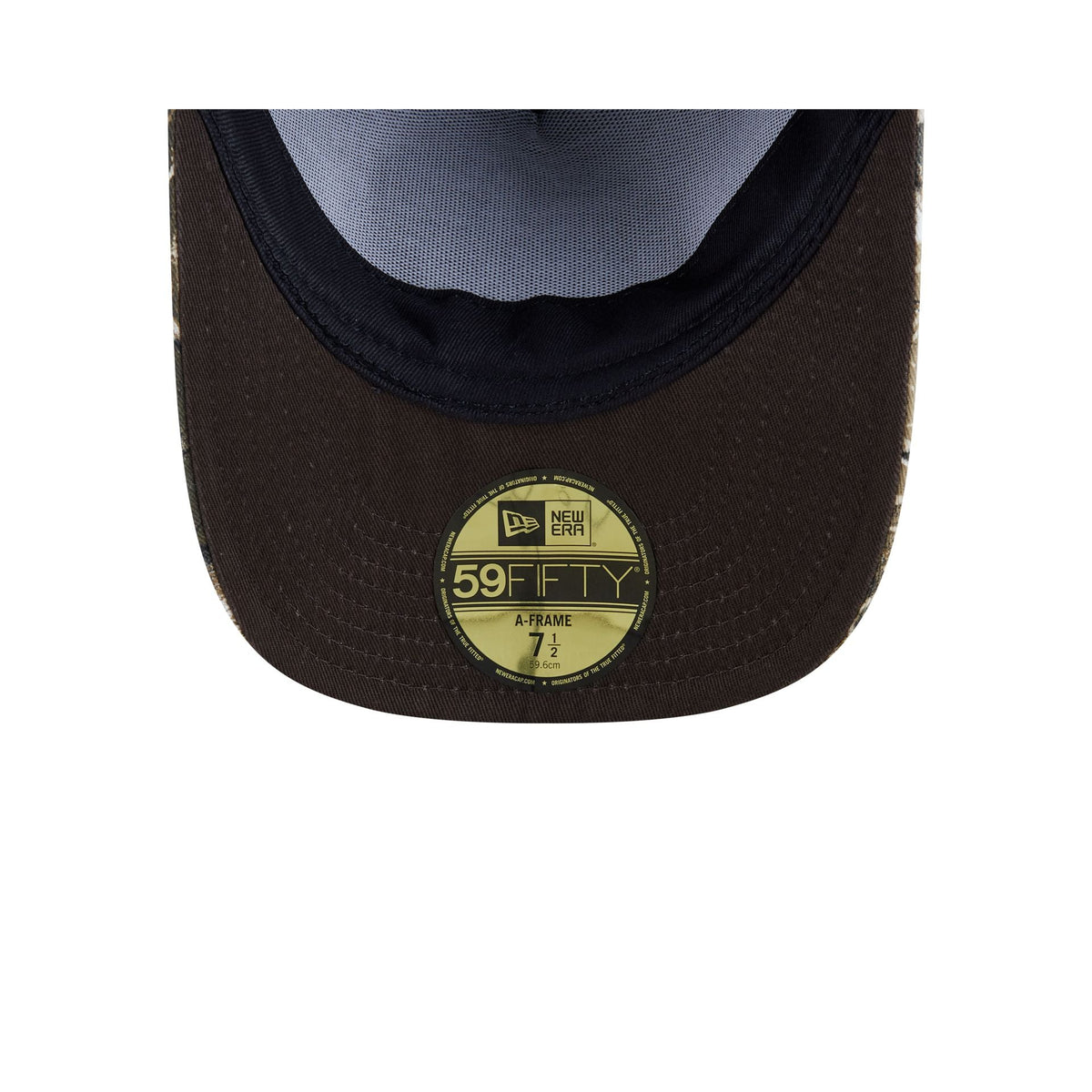 Just Caps Hardwood Classics Realtree Camo Dallas Mavericks 59FIFTY A-Frame Fitted Hat