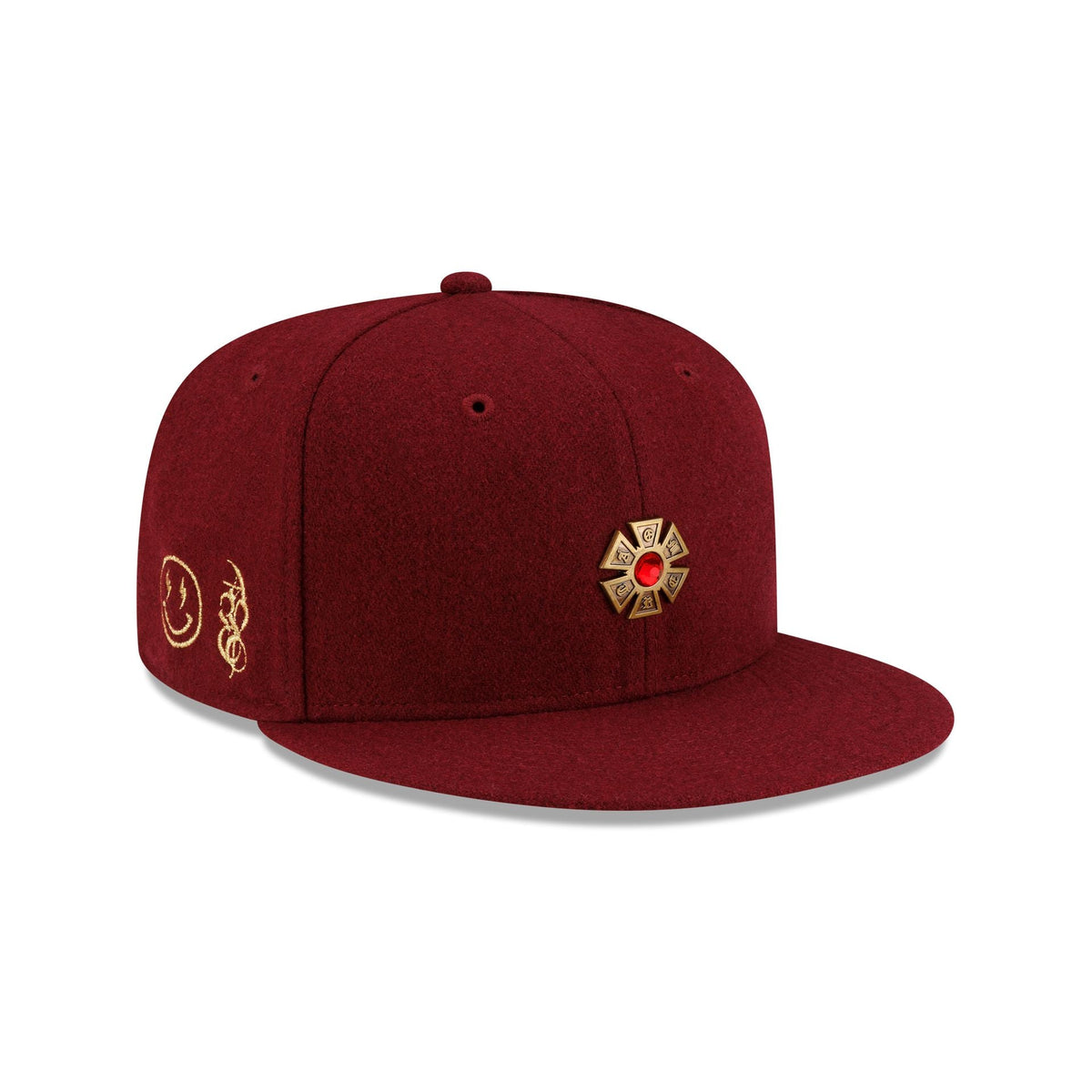 New Era Cap x J Balvin x Ryan Castro Red Wool 59FIFTY Fitted Hat