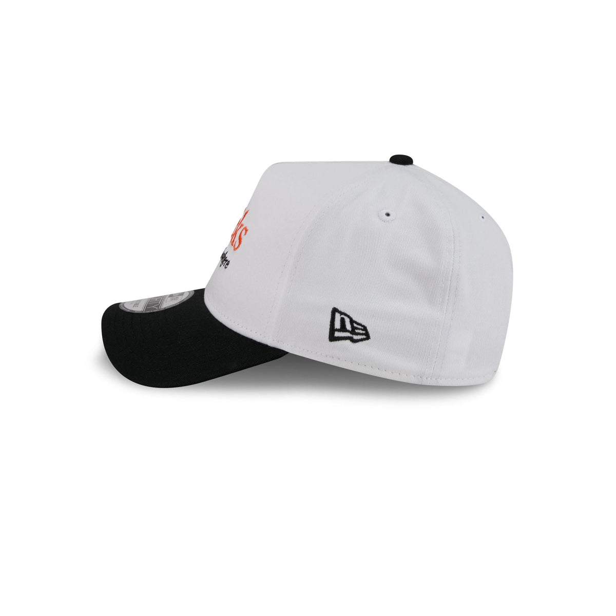 New York or Nowhere x New York Knicks Print White Two Tone 9FORTY A-Frame Snapback Hat