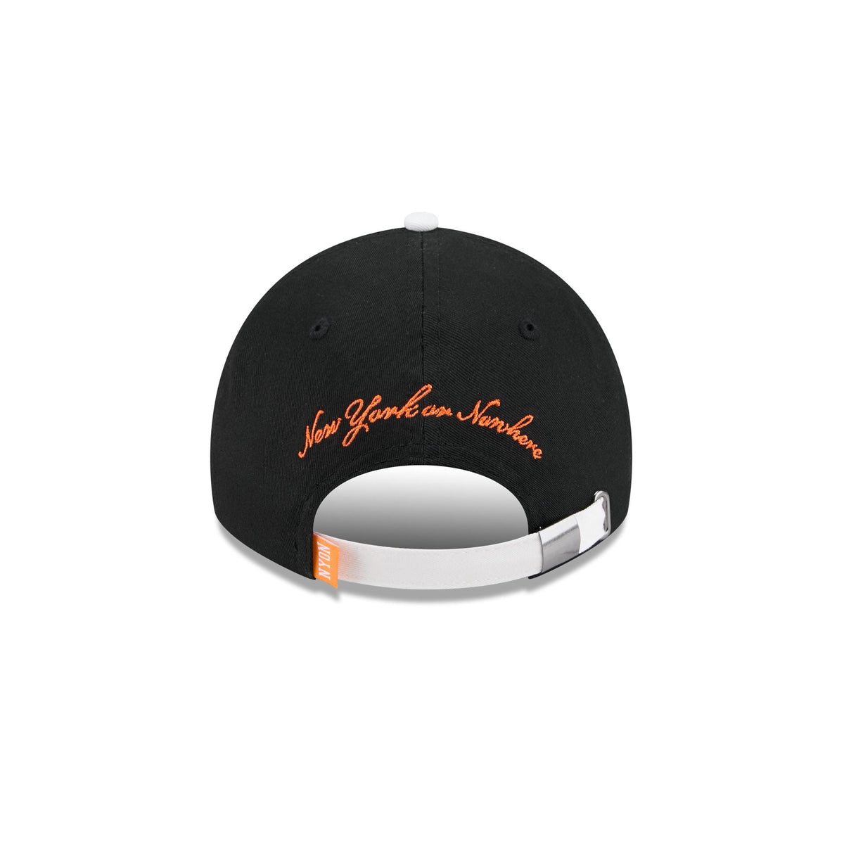 New York or Nowhere x New York Knicks Stacked Script Black 9TWENTY Adjustable Hat