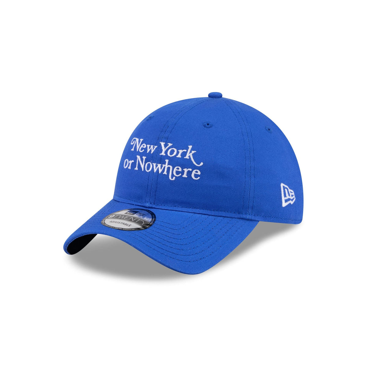 New York or Nowhere x New York Knicks Script Blue 9TWENTY Adjustable Hat