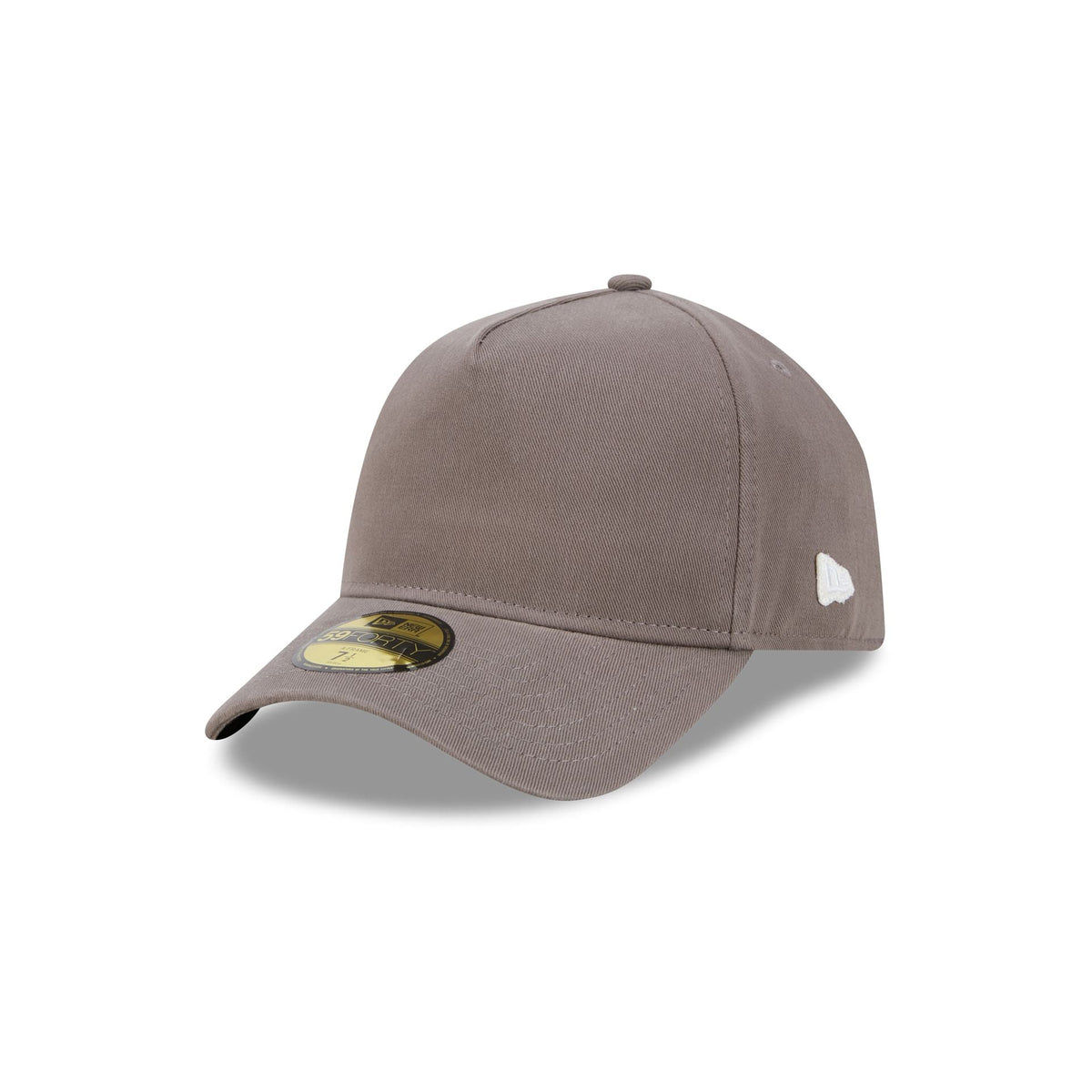New Era Cap Cotton Twill Gray 59FORTY A-Frame Fitted Hat