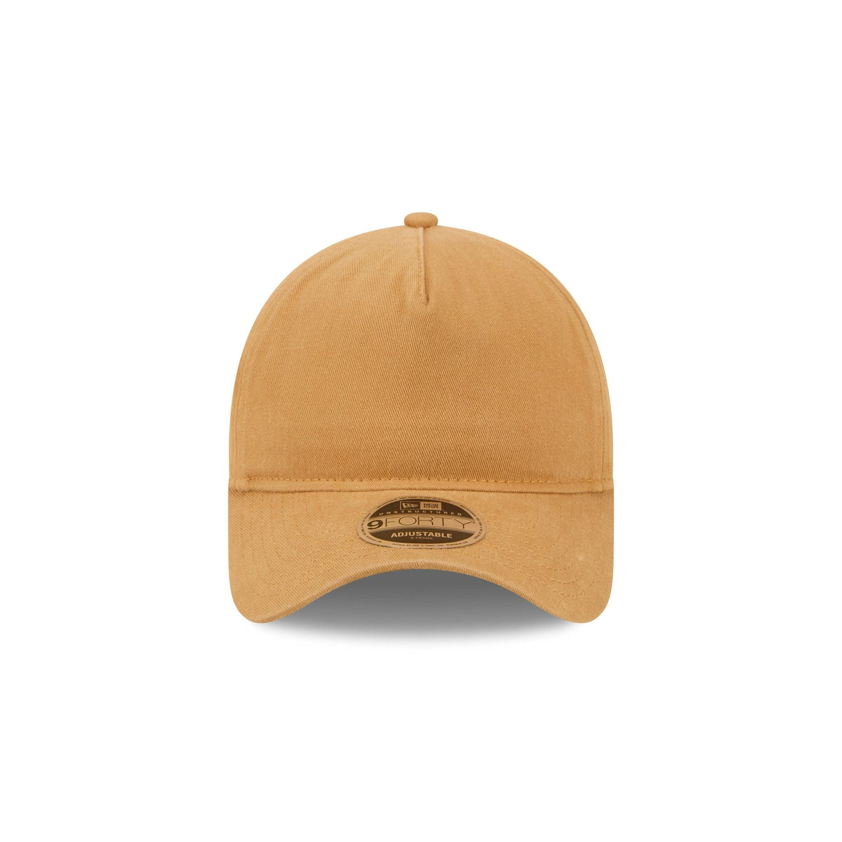 New Era Cap Orange Khaki Soft Wash 9FORTY A-Frame Unstructured Adjustable Hat