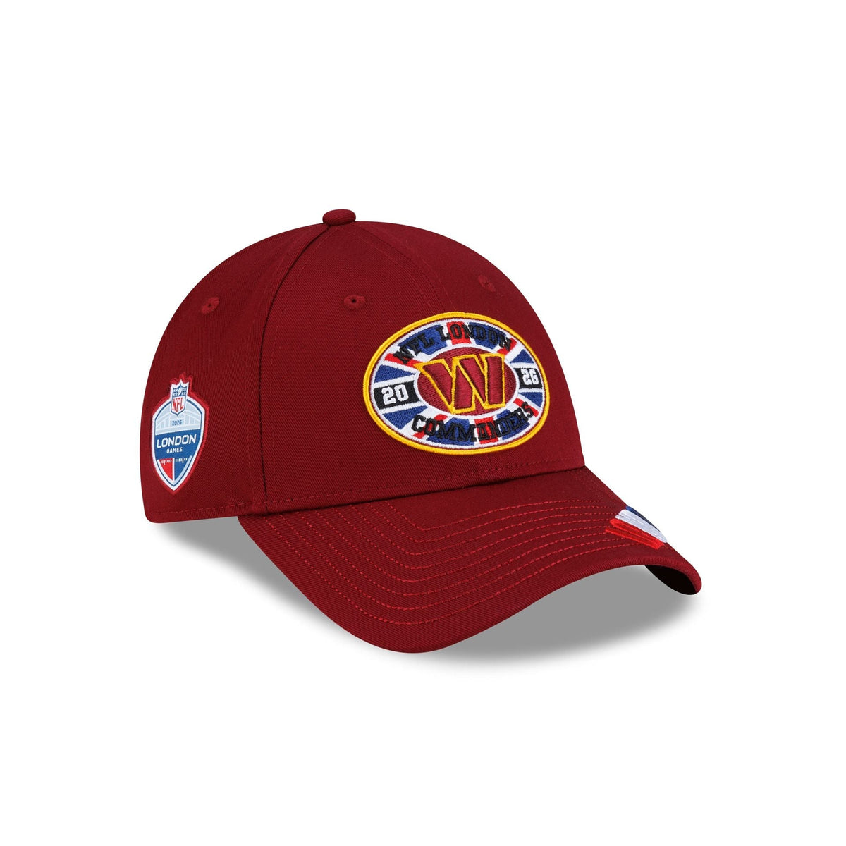 Washington Commanders 2026 International Games 9FORTY Snapback Hat
