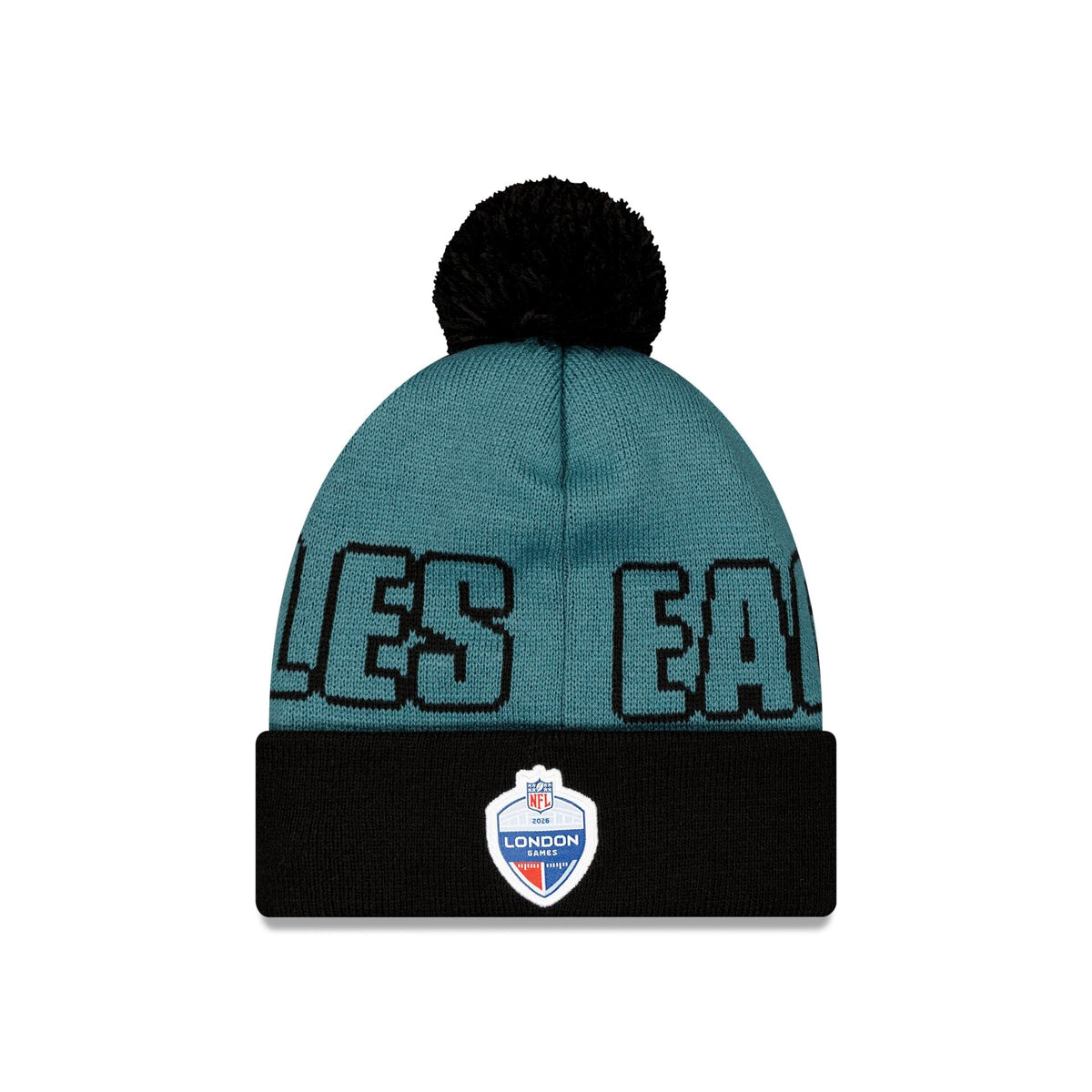 Philadelphia Eagles 2026 International Games Pom Knit Hat