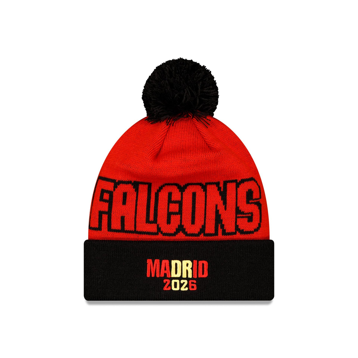 Atlanta Falcons 2026 International Games Pom Knit Hat