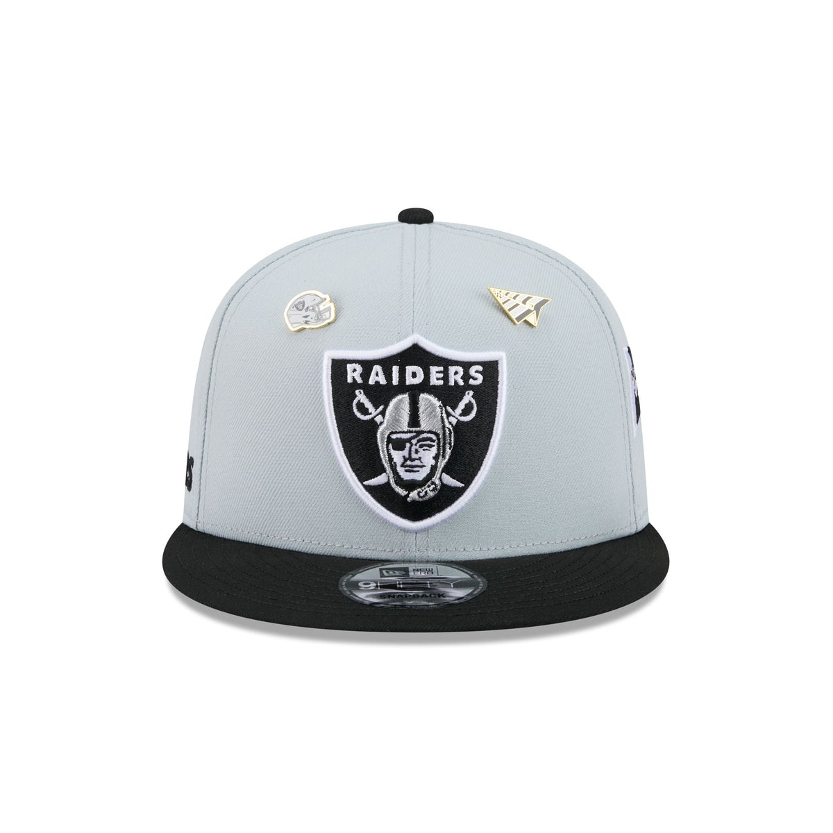 Paper Planes x Las Vegas Raiders Gray 9FIFTY Snapback Hat