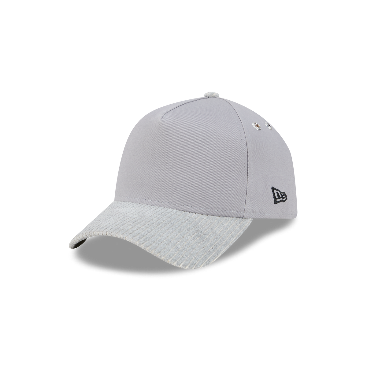 New Era Branded Cord Heather Gray 59FORTY A-Frame Fitted Hat