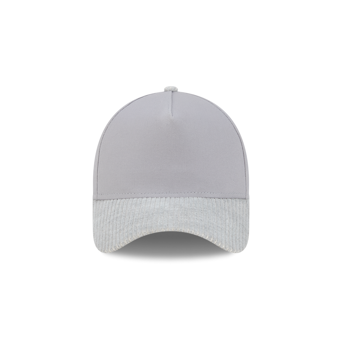 New Era Branded Cord Heather Gray 59FORTY A-Frame Fitted Hat