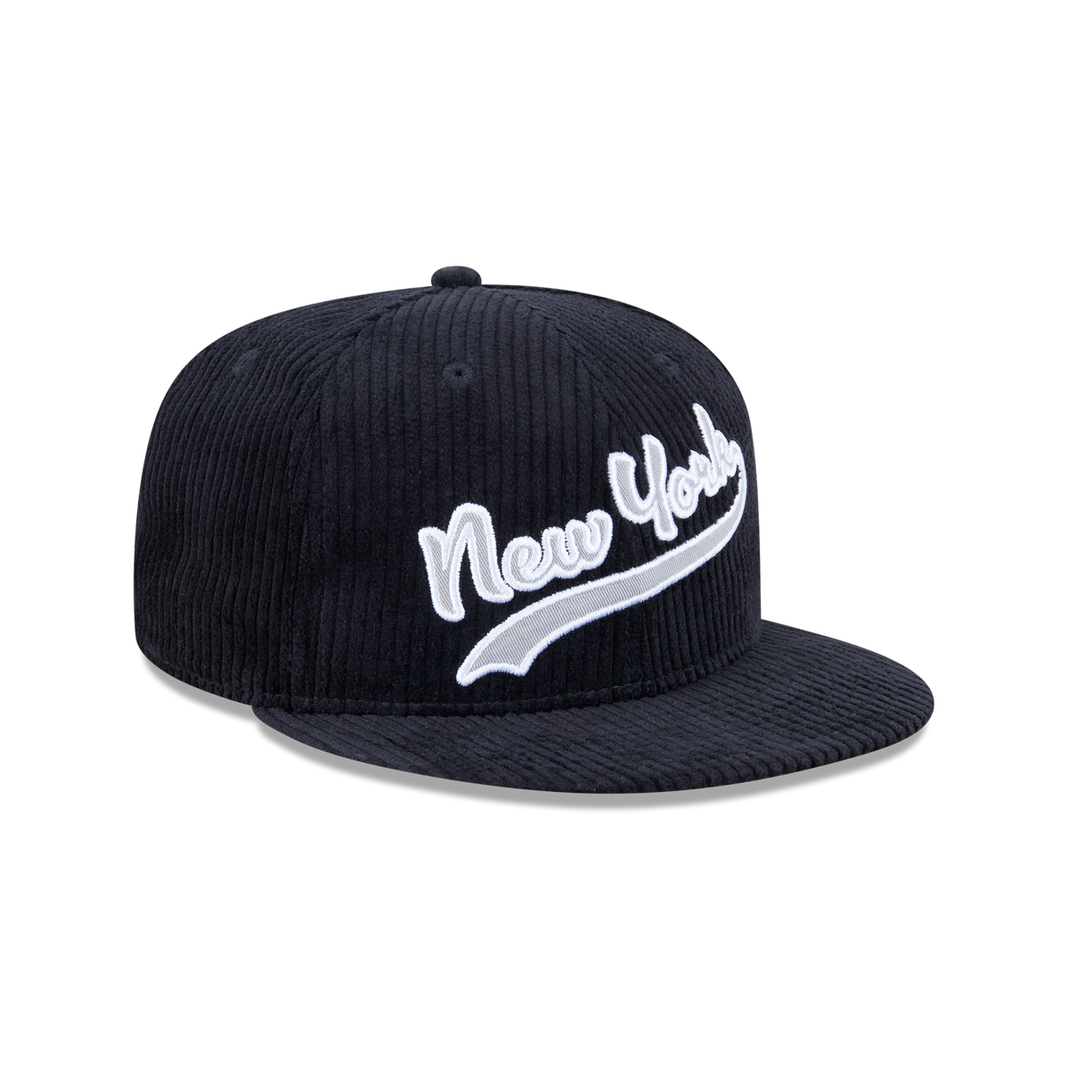 New Era Branded Cord Black 59FIFTY Fitted Hat