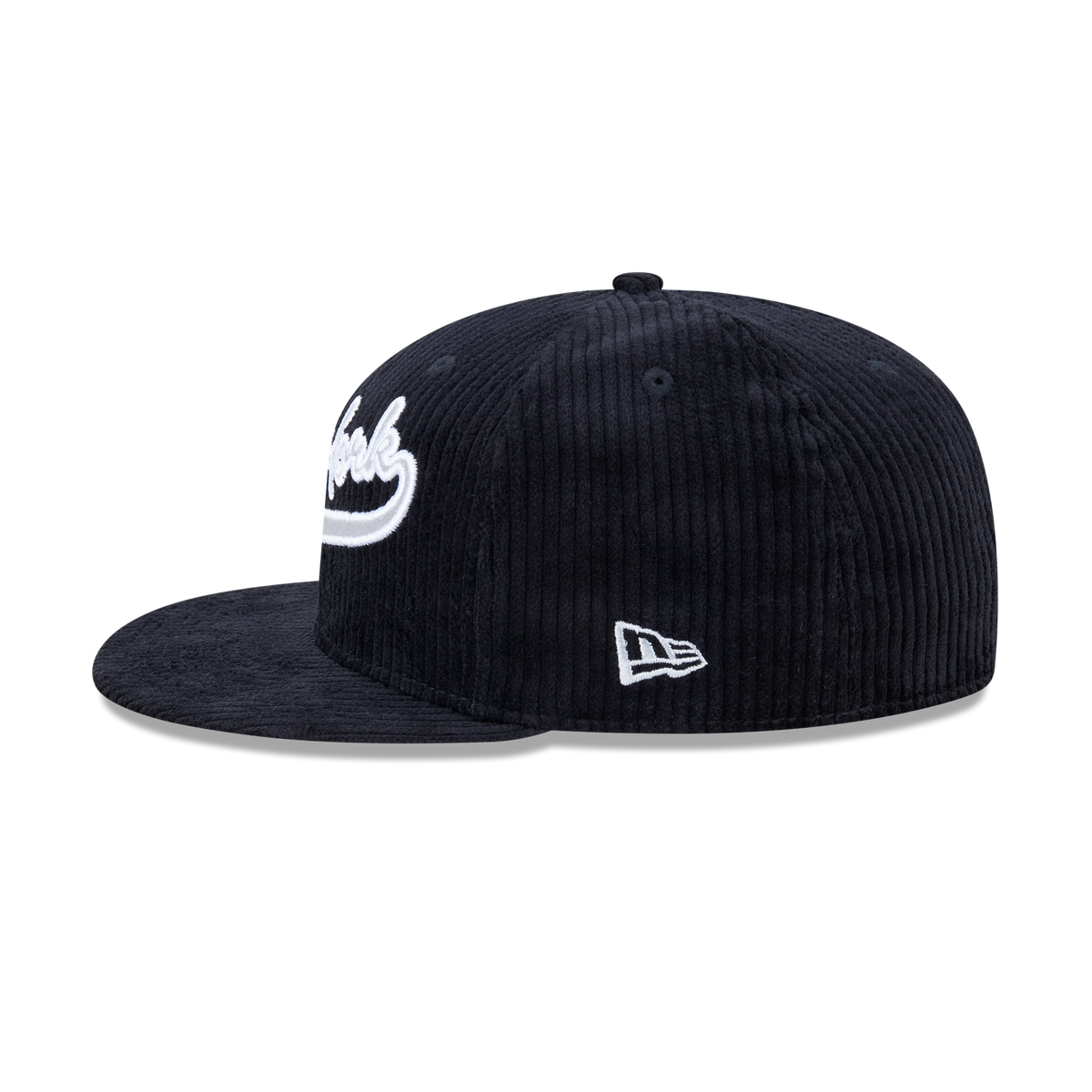 New Era Branded Cord Black 59FIFTY Fitted Hat