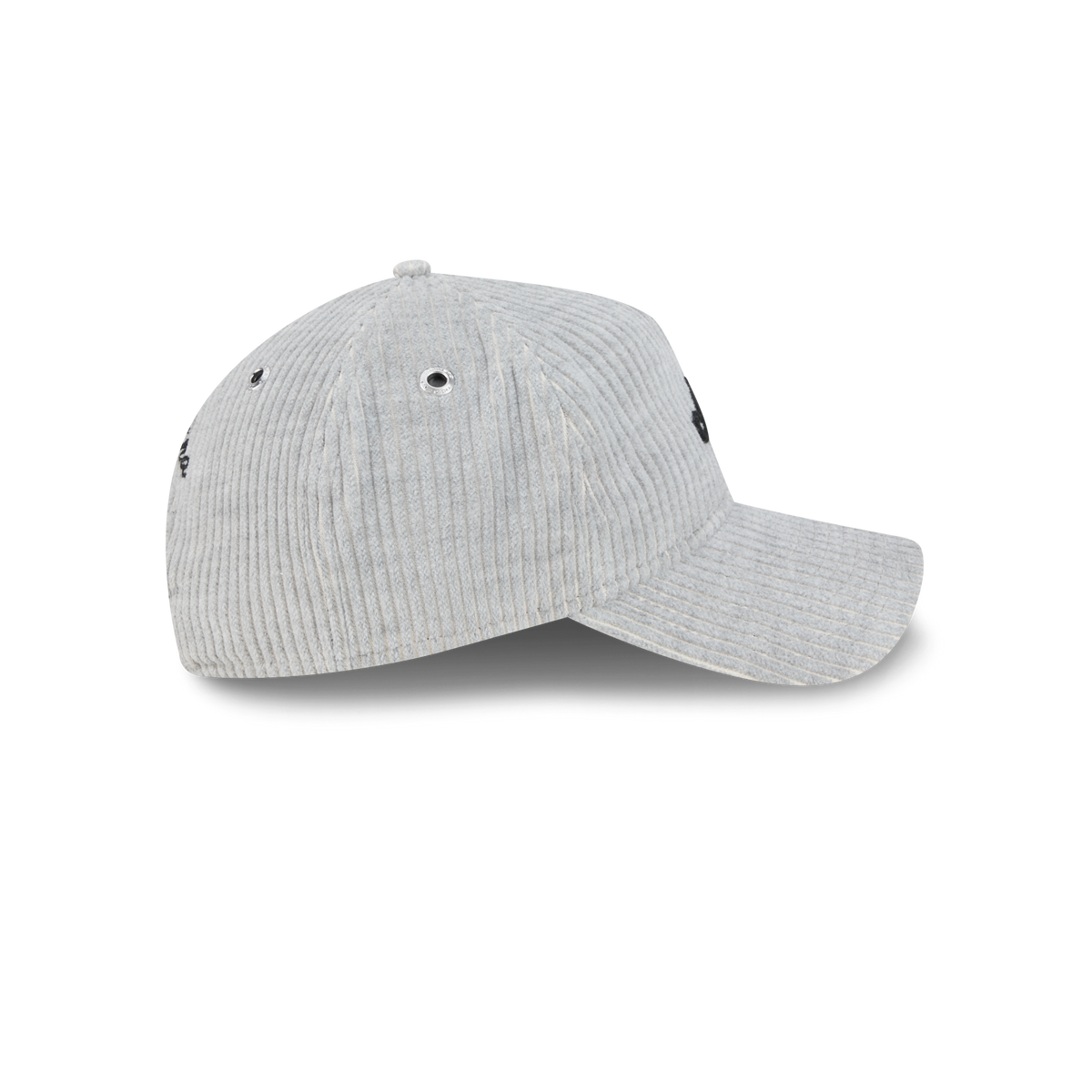 New Era Branded Cord Heather Gray 9TWENTY A-Frame Adjustable Hat