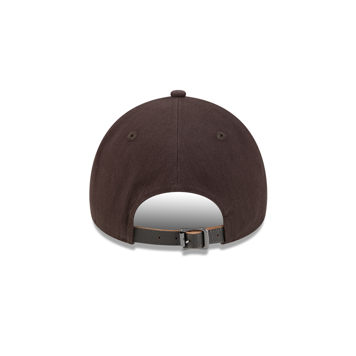 New Era Branded Herringbone Dark Brown 9FORTY A-Frame Unstructured Snapback Hat