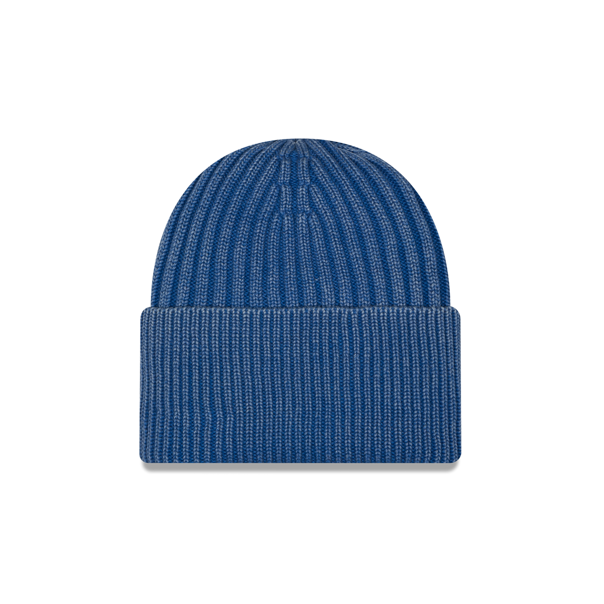 New Era Branded Washed Carbon Navy Wide Cuff Beanie Hat