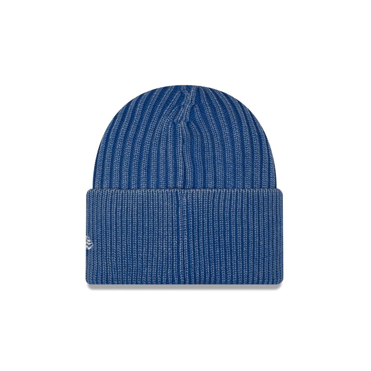 New Era Branded Washed Carbon Navy Wide Cuff Beanie Hat