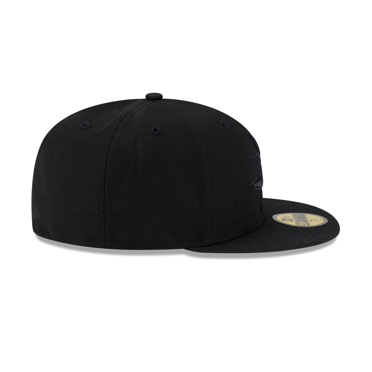 San Jose Sharks Black on Black 59FIFTY Fitted Hat