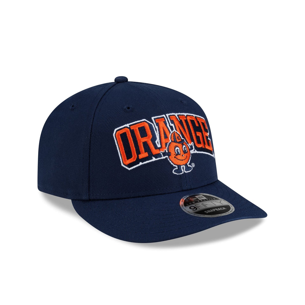 Syracuse Orange Wordmark Navy Low Profile 9FIFTY Snapback Hat