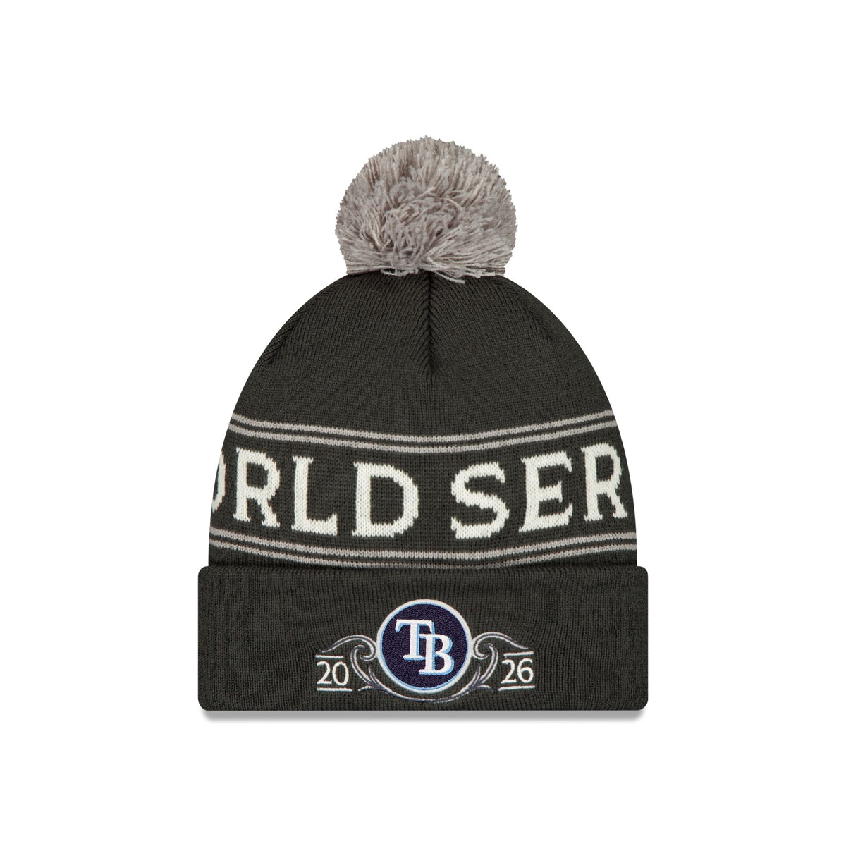 Tampa Bay Rays 2026 League Championship Series Locker Room Pom Knit Hat
