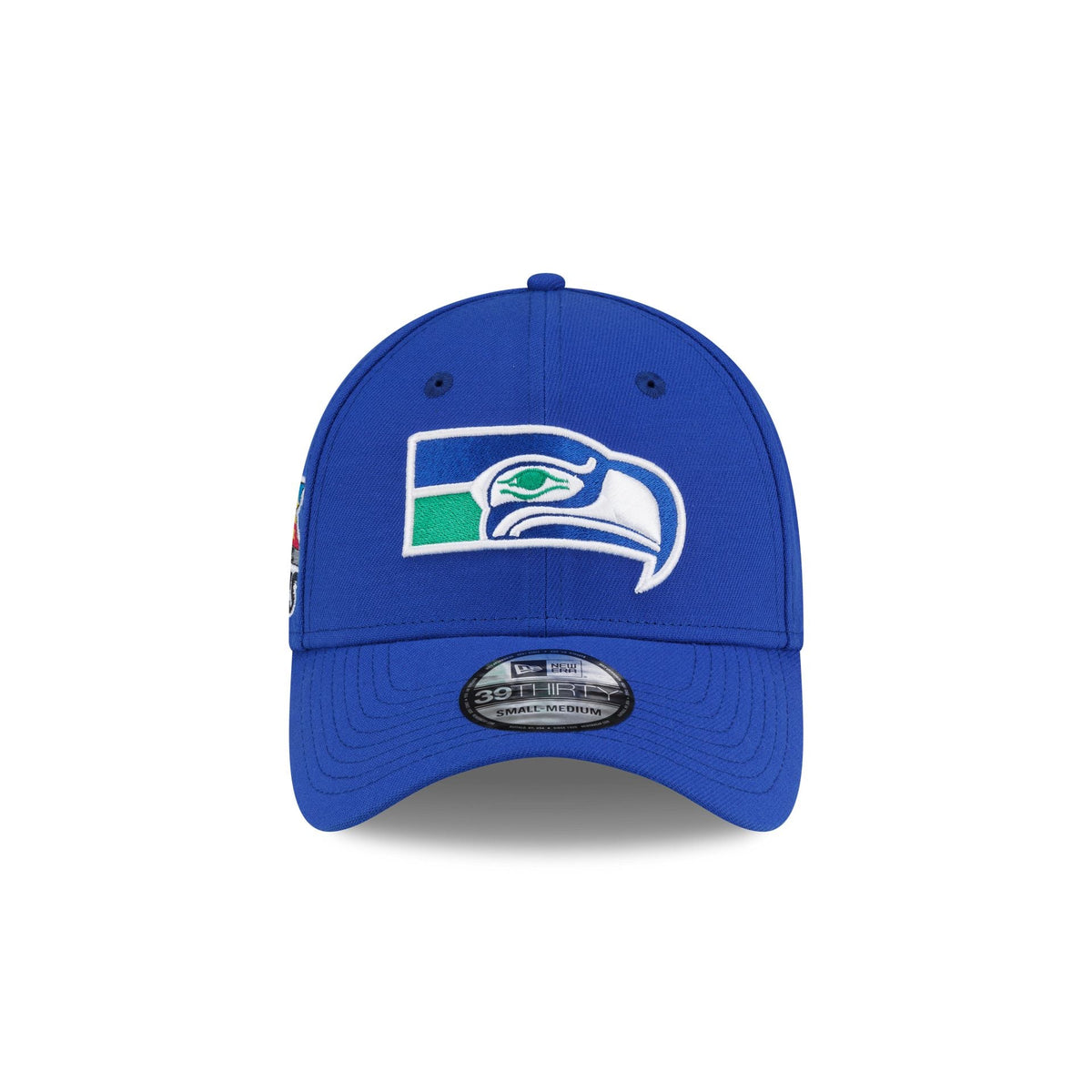 Seattle Seahawks Super Bowl LX Champions Sidepatch Blue 39THIRTY Stretch Fit Hat
