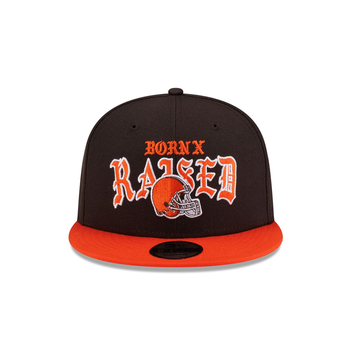 Born x Raised x Cleveland Browns Two-Tone 9FIFTY Snapback Hat