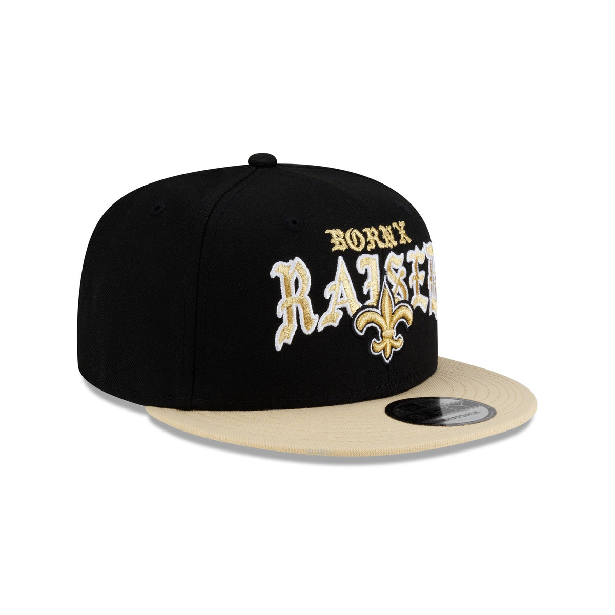 Born x Raised x New Orleans Saints Two-Tone 9FIFTY Snapback Hat