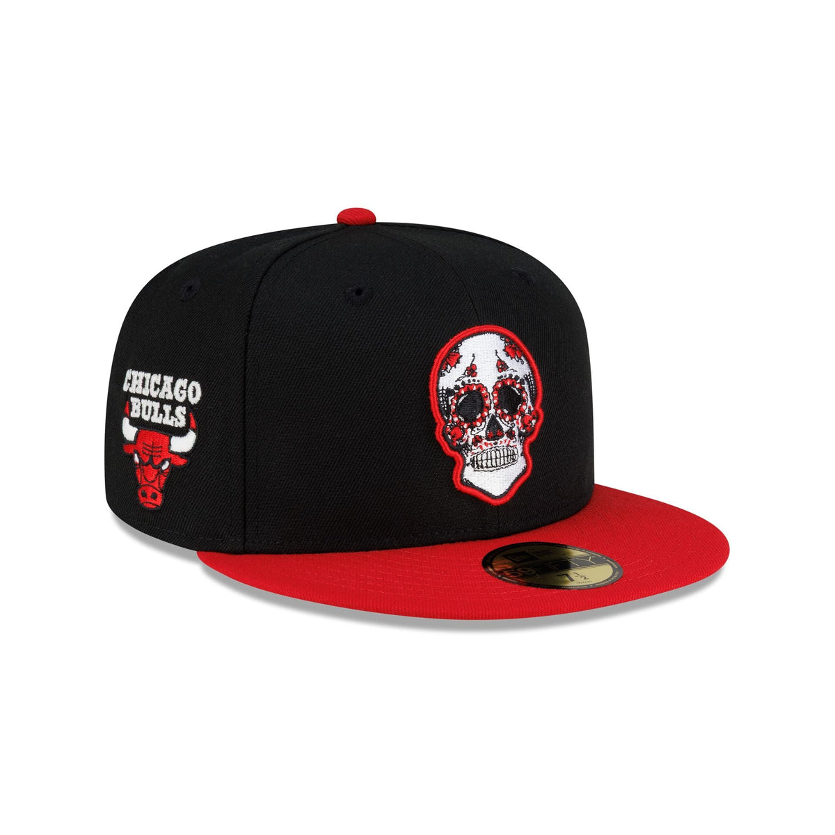 Chicago Bulls Sugar Skull 59FIFTY Fitted Hat