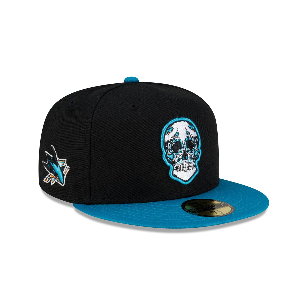 San Jose Sharks Sugar Skull 59FIFTY Fitted Hat