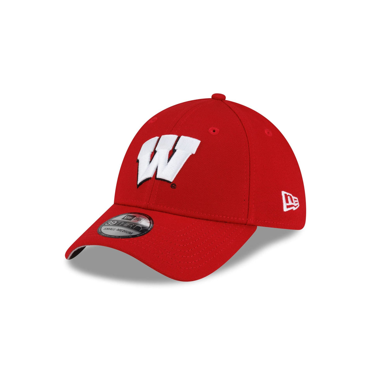 Wisconsin Badgers Red 39THIRTY Stretch Fit Hat