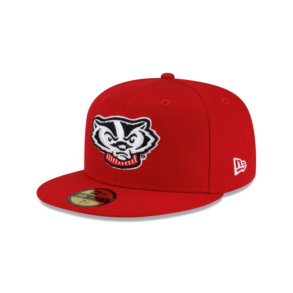 Wisconsin Badgers Mascot Red 59FIFTY Fitted Hat