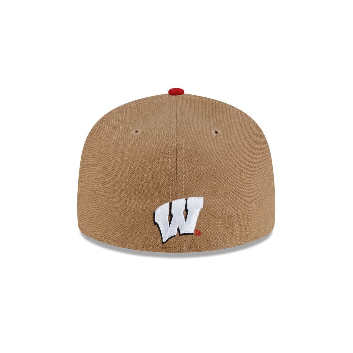 Wisconsin Badgers Mascot Khaki 59FIFTY Fitted Hat
