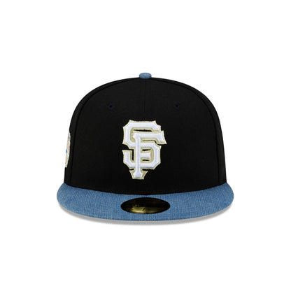 San Francisco Giants Black Denim Mix 59FIFTY Fitted Hat