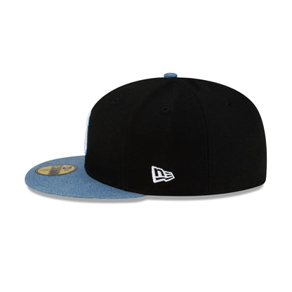 New York Yankees Black Denim Mix 59FIFTY Fitted Hat