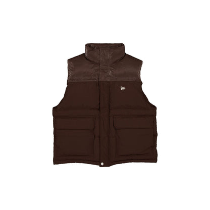 New Era Cap Brown Down Vest