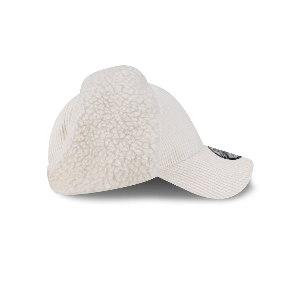New Era Cap Ivory Corduroy Dog Ear 9FORTY Adjustable Hat