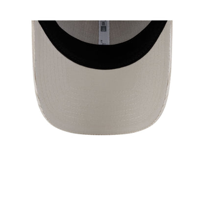 New Era Cap Ivory Corduroy Dog Ear 9FORTY Adjustable Hat